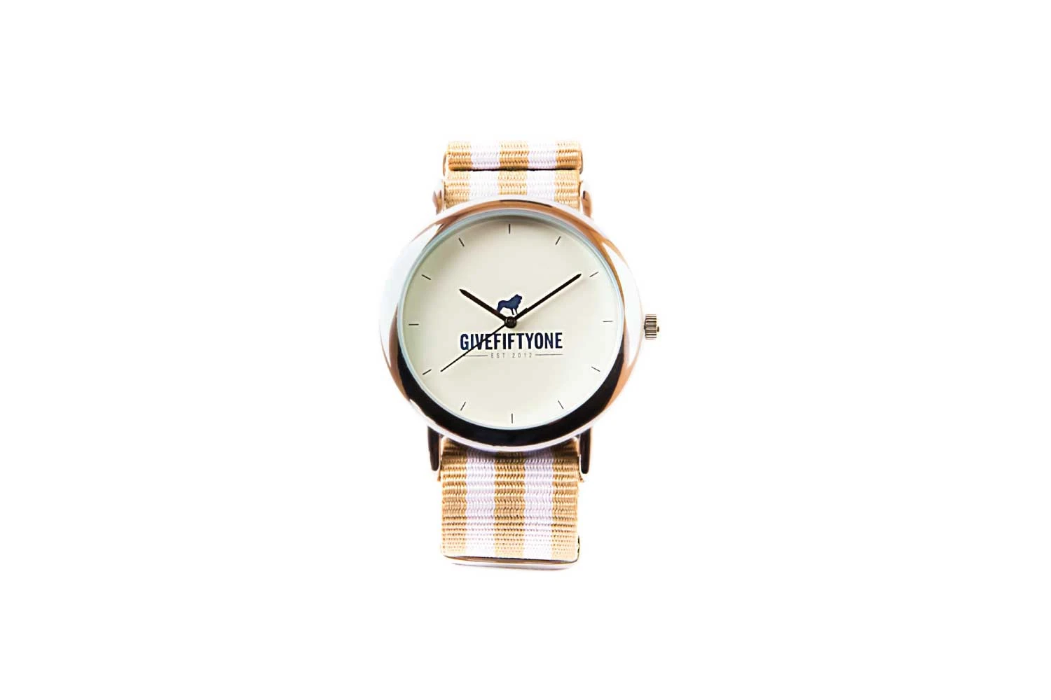 Give Fiftyone branded wristwatch product design