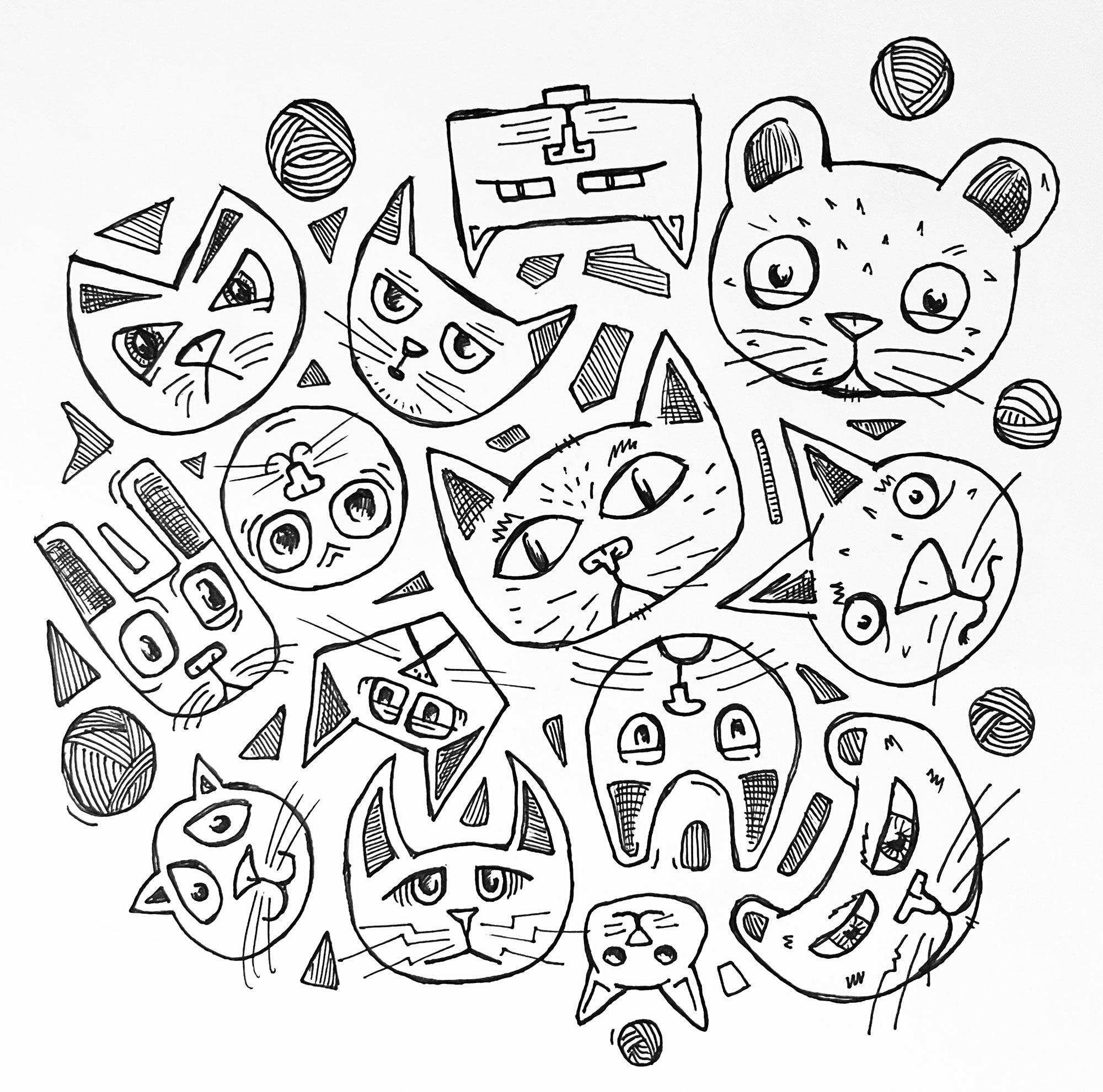 Cat artwork